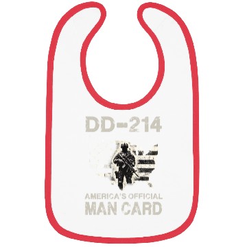 Discover DD 214 America s Official Man Card Bibs