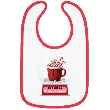 Discover Hot Cocoa, Winter's Real MVP – Cozy Snow Globe Bibs