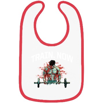 Discover Train Now Workout Motivational Quote Gym Inspirati Bibs