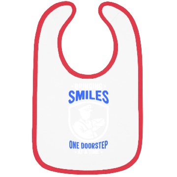 Discover Postal Worker and Mailman Design Bibs