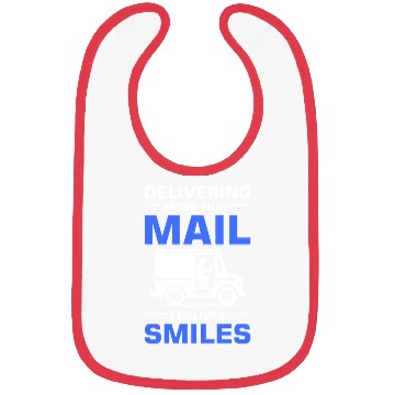 Discover Postal Worker and Mailman Design Bibs