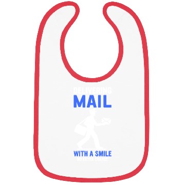 Discover Postal Worker and Mailman Design Bibs