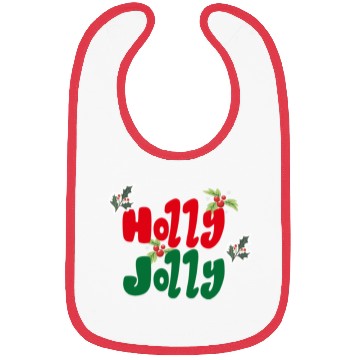 Discover holly jolly Christmas Bibs