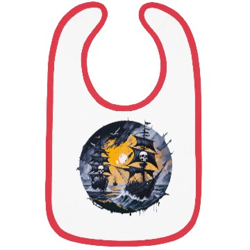 Discover Pirate Boat, Pirates, Captain, Sailing Ship, Bibs