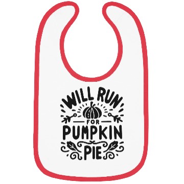 Discover Will Run for Pumpkin Pie Bibs