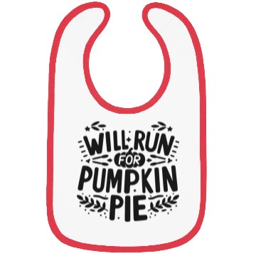 Discover Will Run for Pumpkin Pie Bibs