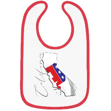 Discover Republican Flag in California State Map CA Bibs