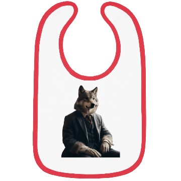 Discover Business Wolf Ready for Success Bibs