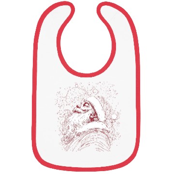 Discover santa claus Bibs