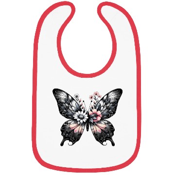 Discover Elegant Butterfly Floral nature flowers lovers Bibs