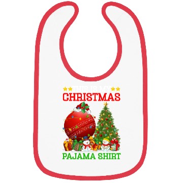 Discover Cricket Ball Christmas Tree Lights Bibs