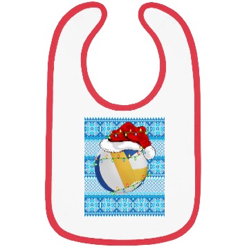 Discover Volleyball Christmas Lights Bibs