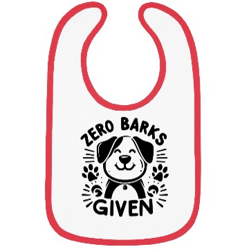 Discover Zero Barks Given Bibs