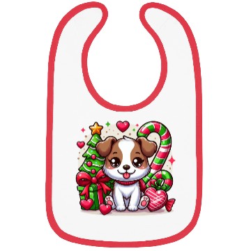 Discover FUNNY CHRISTMAS DOG Bibs