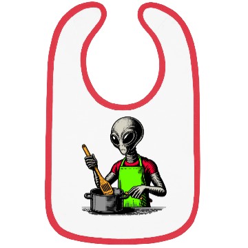 Discover Grey Alien Cook Bibs