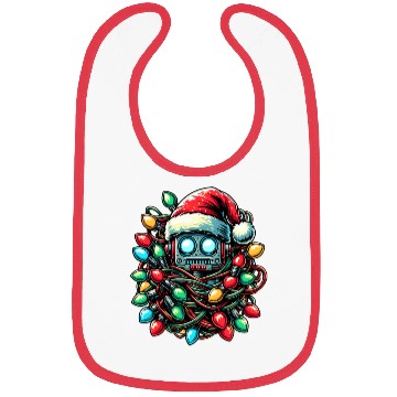 Discover Robot Robotics Christmas Hat Xmas Bibs