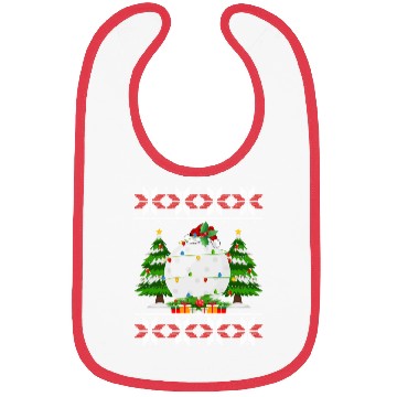 Discover Hockey Christmas Bibs
