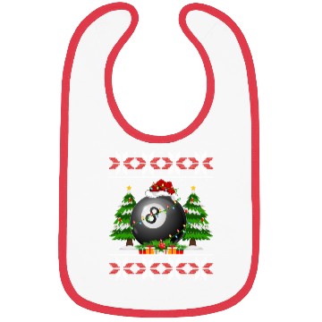 Discover Billiards Christmas Bibs