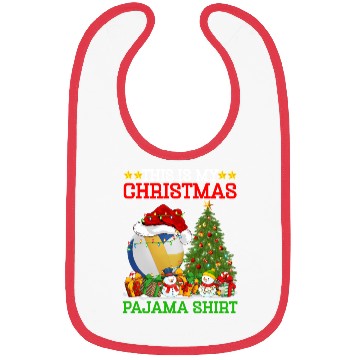 Discover Volleyball Christmas Tree Lights Bibs
