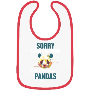 Discover Was Thinking About Pandas Panda Bear Friend Giant Bibs