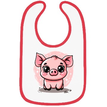 Discover Cute Little Piggy Piglet Bibs