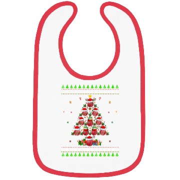 Discover Cricket Christmas Tree Bibs