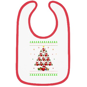 Discover Bowling Christmas Tree Bibs
