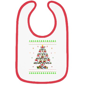 Discover Football Christmas Tree Bibs