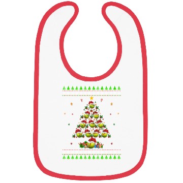 Discover Softball Christmas Tree Bibs