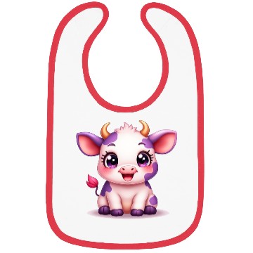 Discover blueberry cow Gift unique Bibs