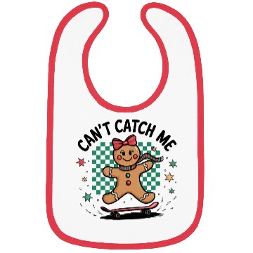 Discover Can't Catch Me, Merry Christmas Bibs
