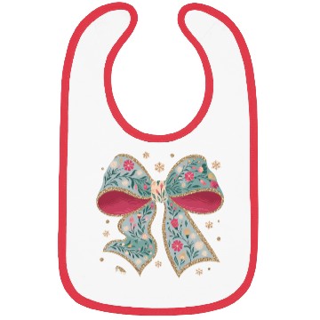 Discover Bow Christmas, Merry Christmas Bibs