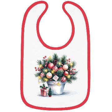 Discover Tree Christmas, Merry Christmas Bibs
