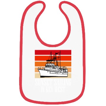 Discover Florida SUNSET SAILING IN KEY-WEST Sunshine-State Bibs