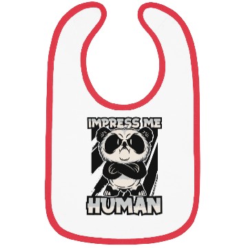 Discover Impress Me Human Panda Bear Friend Giant Panda Bibs
