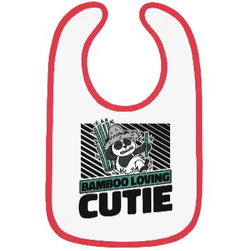 Discover Bamboo Loving Cutie Panda Bear Friend Giant Panda Bibs