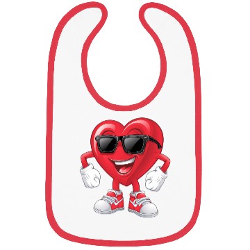 Discover Flossing Heart Bibs Boys Floss Dance Valentines