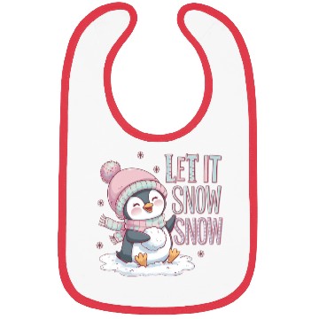 Discover Let It Snow Snow, Christmas Snowman Bibs