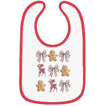 Discover Christmas Gingerbread Cookies, Cute Christmas Bibs