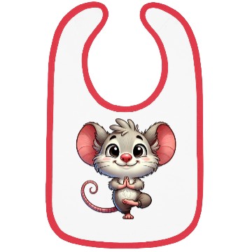 Discover Mouse Yoga Meditation Zen Relaxation Workout Bibs