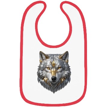 Discover Noble Golden Wolf Bibs