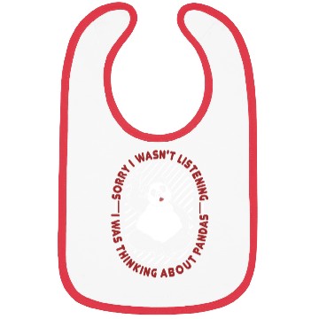 Discover Was Thinking About Pandas Panda Bear Friend Giant Bibs