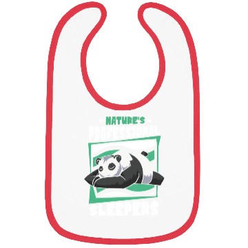 Discover Nature's Professional Sleepers Panda Bear Friend Bibs