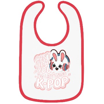 Discover Can't Hear You K-Pop Bunny Bibs
