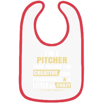 Discover Pitcher Creative Cool And Crazy Bibs