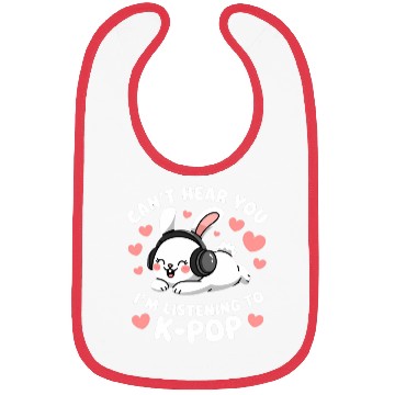 Discover Can't Hear You K-Pop Bunny Bibs