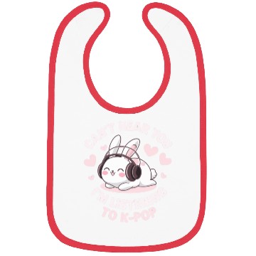 Discover Can't Hear You K-Pop Bunny Bibs