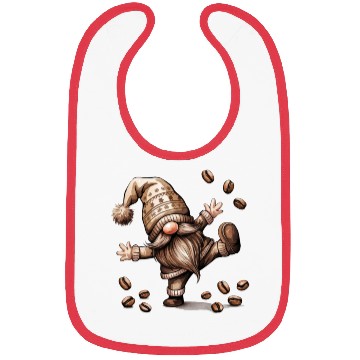 Discover Funny Gnomes, Retro Christmas Bibs