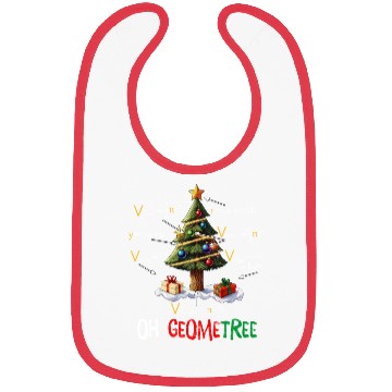 Discover Oh Geometree Christmas Tree Geometry Math Teacher Bibs
