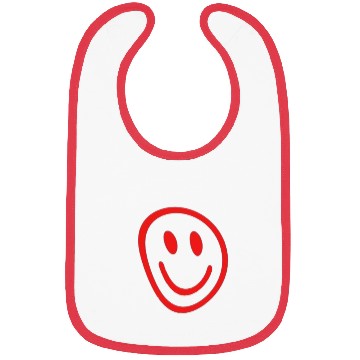 Discover smile face Bibs